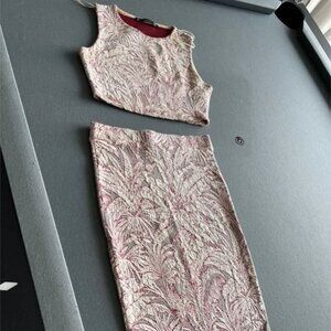 Zara Top and Skirt Set